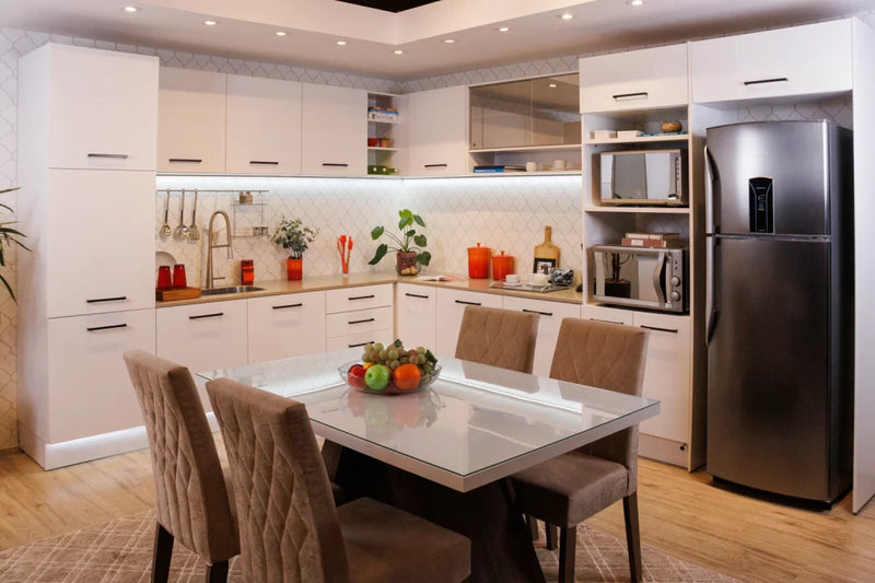 Como decorar uma cozinha clara sem deixá-la monótona?