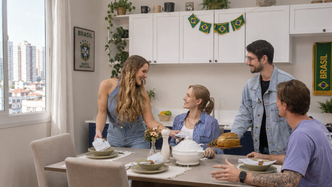 Ideias para receber amigos e família durante os jogos da Copa