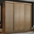 Guarda-Roupa Casal Madesa Reno 3 Portas de Correr Rustic