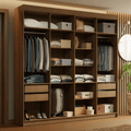 Guarda-Roupa Closet 4 Gavetas 216 cm Rustic Venus Madesa