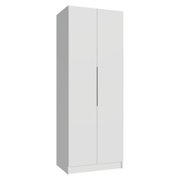 Guarda-Roupa Modulado 2 Portas 2 Gavetas 1 Cabideiro Branco Neo Madesa