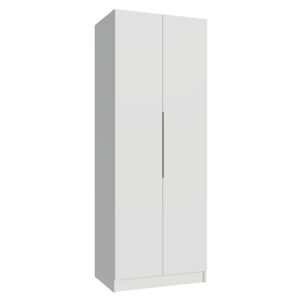 Guarda-Roupa Modulado 2 Portas 2 Gavetas 4 Prateleiras Branco Neo Madesa