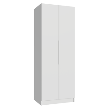 Guarda-Roupa Modulado 2 Portas 2 Gavetas 4 Prateleiras Branco Neo Madesa