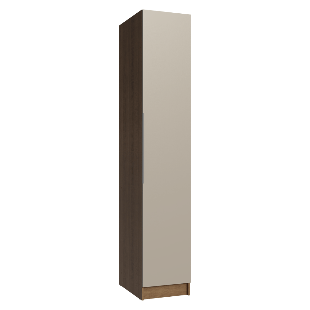 Guarda-Roupa Modulado 1 Porta Rustic/Crema Neo Madesa