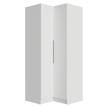 Guarda-Roupa Modulado de Canto 2 Portas Branco Neo Madesa