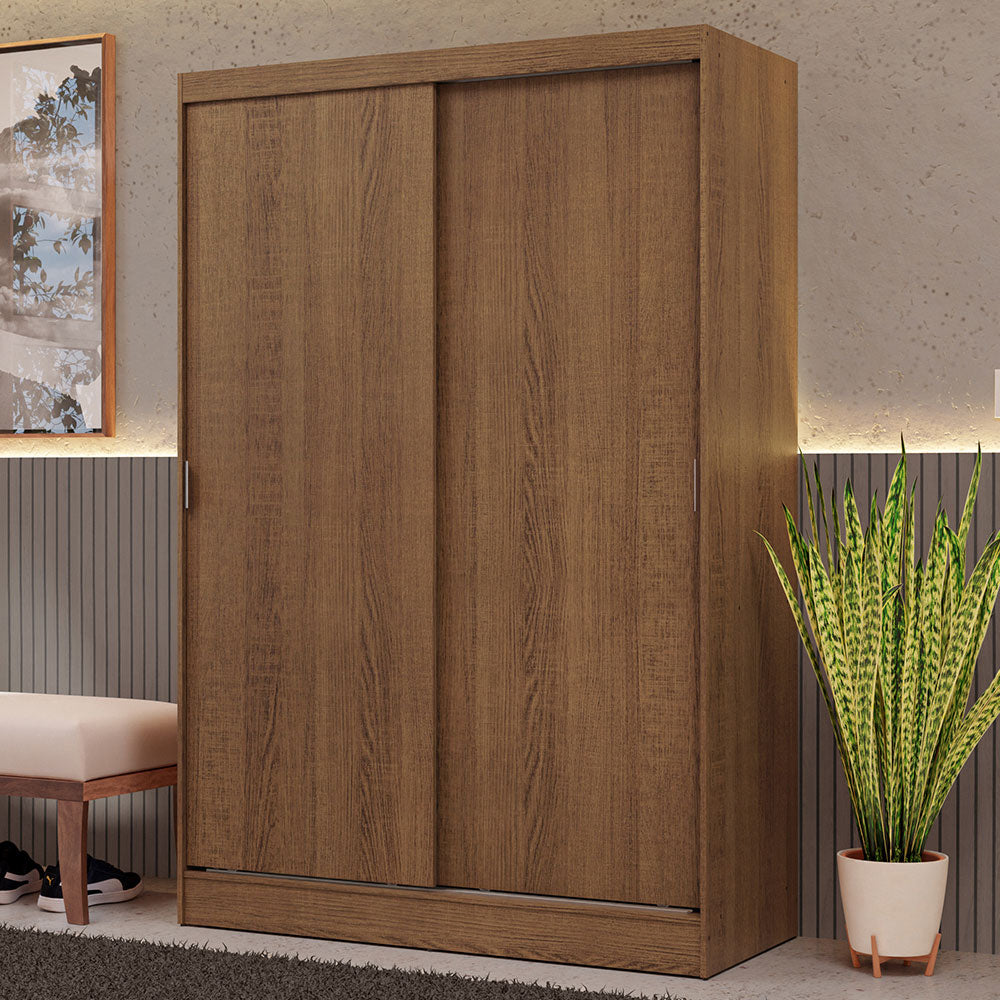 Guarda-Roupa 2 Portas de Correr Rustic Max Madesa