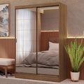 Guarda-Roupa 2 Portas de Correr de Espelho Rustic Max Madesa