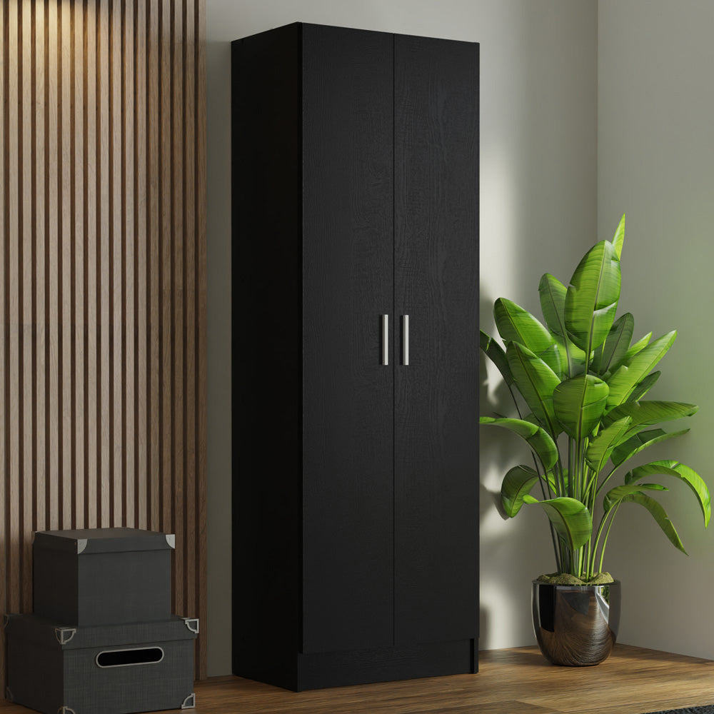 Guarda-Roupa 3 Portas Preto Madesa