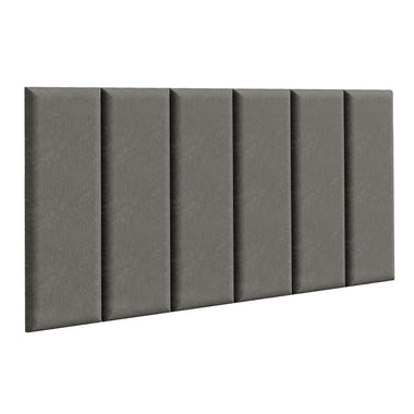 Cabeceira Estofada Modular Kit 6 Peças para Camas de Solteiro Silver Madesa