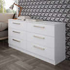 Cômoda com 6 Gavetas Branco Laura Madesa