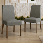 Kit 2 Cadeiras de Jantar 4255 Rustic/Silver Madesa