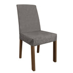Kit 2 Cadeiras de Jantar 4255 Rustic/Silver Madesa