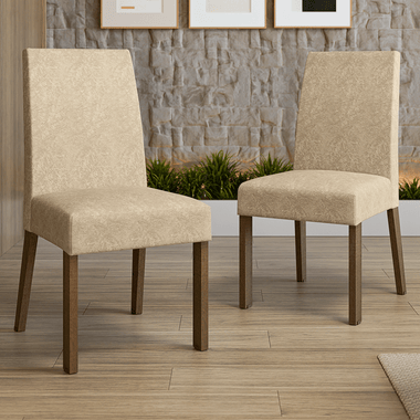 Kit 2 Cadeiras de Jantar 4255 Madesa Rustic/Imperial
