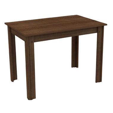 Mesa de Jantar Madesa Retangular Tampo de Madeira 5258B Rustic