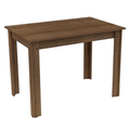 Mesa de Jantar Madesa Retangular Tampo de Madeira 5258B Rustic