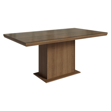 Mesa de Jantar Retangular Tampo com Moldura e Vidro Sobreposto Rustic 5275 Madesa