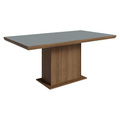 Mesa de Jantar Retangular Tampo com Moldura Rustic/Cinza 5275 Madesa