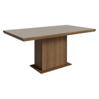Mesa de Jantar Retangular Tampo com Moldura Rustic/Crema 5275 Madesa