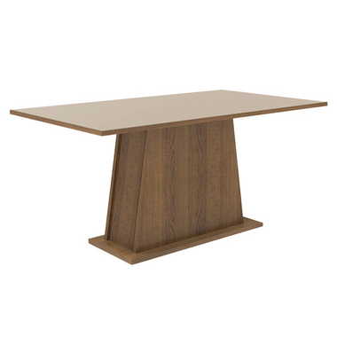 Mesa de Jantar Madesa Retangular Tampo de Madeira 5364 Rustic/Crema