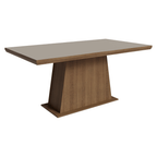 Mesa de Jantar Retangular Tampo com Moldura Rustic/Crema 5364 Madesa