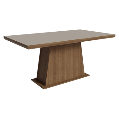 Mesa de Jantar Retangular Tampo com Moldura Rustic/Crema 5364 Madesa
