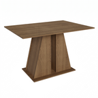 Mesa de Jantar Retangular com Tampo de Madeira Rustic 5383 Madesa