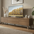 Rack para TV até 75 Polegadas 180 cm 2 Portas 1 Gaveta Rustic Dune Madesa
