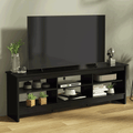 Rack para TV até 80 Polegadas Madesa 6924 com 6 Nichos Preto PO