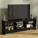 Rack para TV até 80 Polegadas Madesa 6924 com 6 Nichos Preto PO