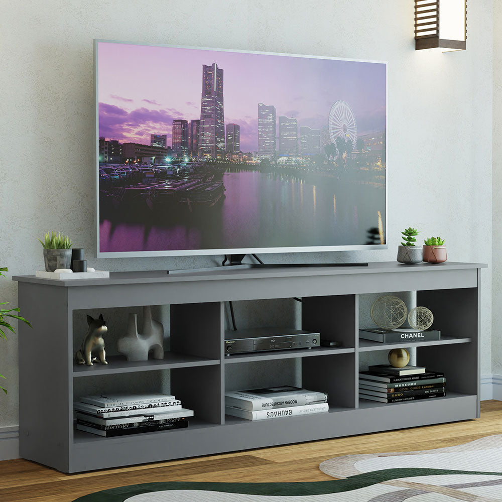 Rack para TV até 80 Polegadas Cinza Madesa