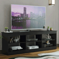 Rack para TV até 80 Polegadas Madesa 6928 com 6 Nichos Preto PO