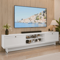Rack para TV até 80 Polegadas 218 cm 2 Portas Branco Vik Madesa