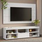Rack com Painel para TV até 65 Polegadas Branco Orlando Madesa