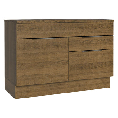 Balcão Cozinha 120 x 60 cm 1 Portas e 2 Gavetas (Com Tampo) Rustic Stella Madesa