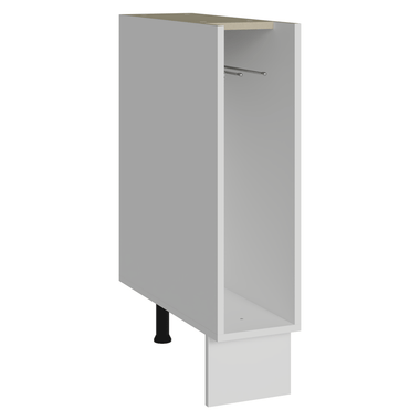 Balcão Porta-Pano 20 x 60 cm (Sem Tampo) para Cozinhas Branco Madesa