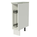 Balcão Porta-Temperos 20 x 60 cm (Com Tampo) para Cozinhas Branco Madesa