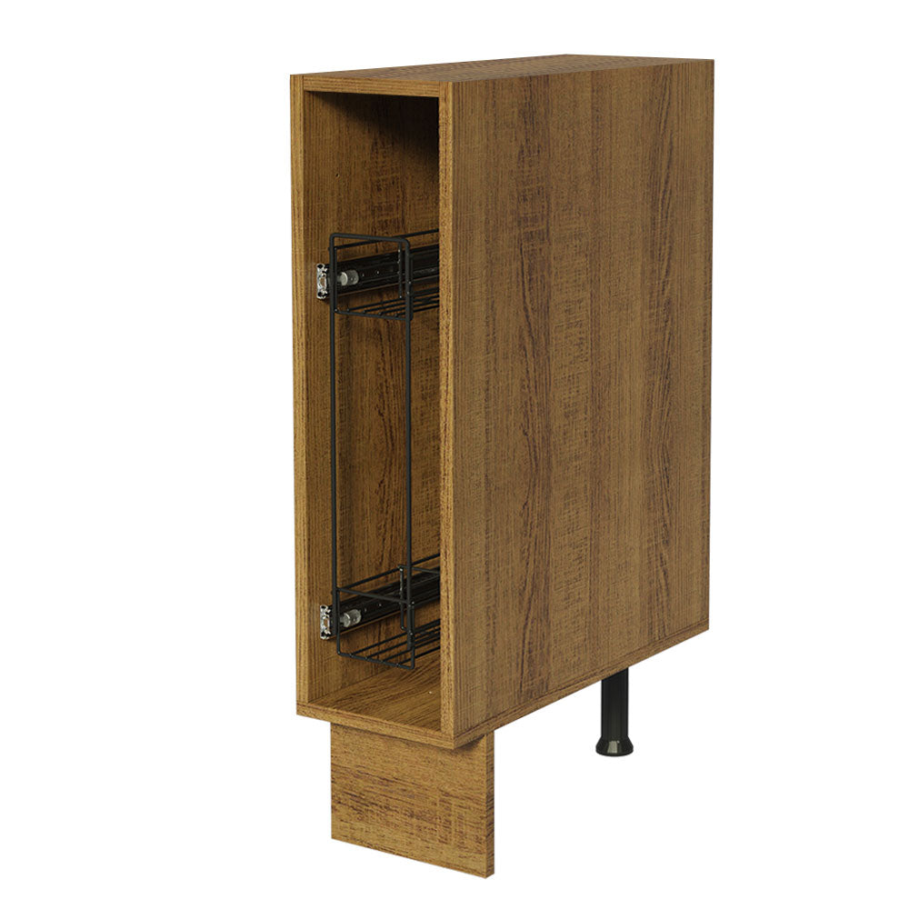 Balcão Porta-Temperos 20 x 60 cm (Sem Tampo) para Cozinhas Rustic Madesa