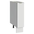 Balcão Porta-Temperos 20 x 60 cm 1 Porta (Sem Tampo) Branco Veludo Lux Madesa