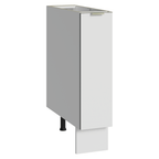 Balcão Porta-Temperos 20 x 60 cm 1 Porta (Sem Tampo) Branco Veludo Lux Madesa