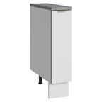 Balcão Porta-Temperos 20 x 60 cm 1 Porta (Com Tampo) Branco Veludo Lux Madesa