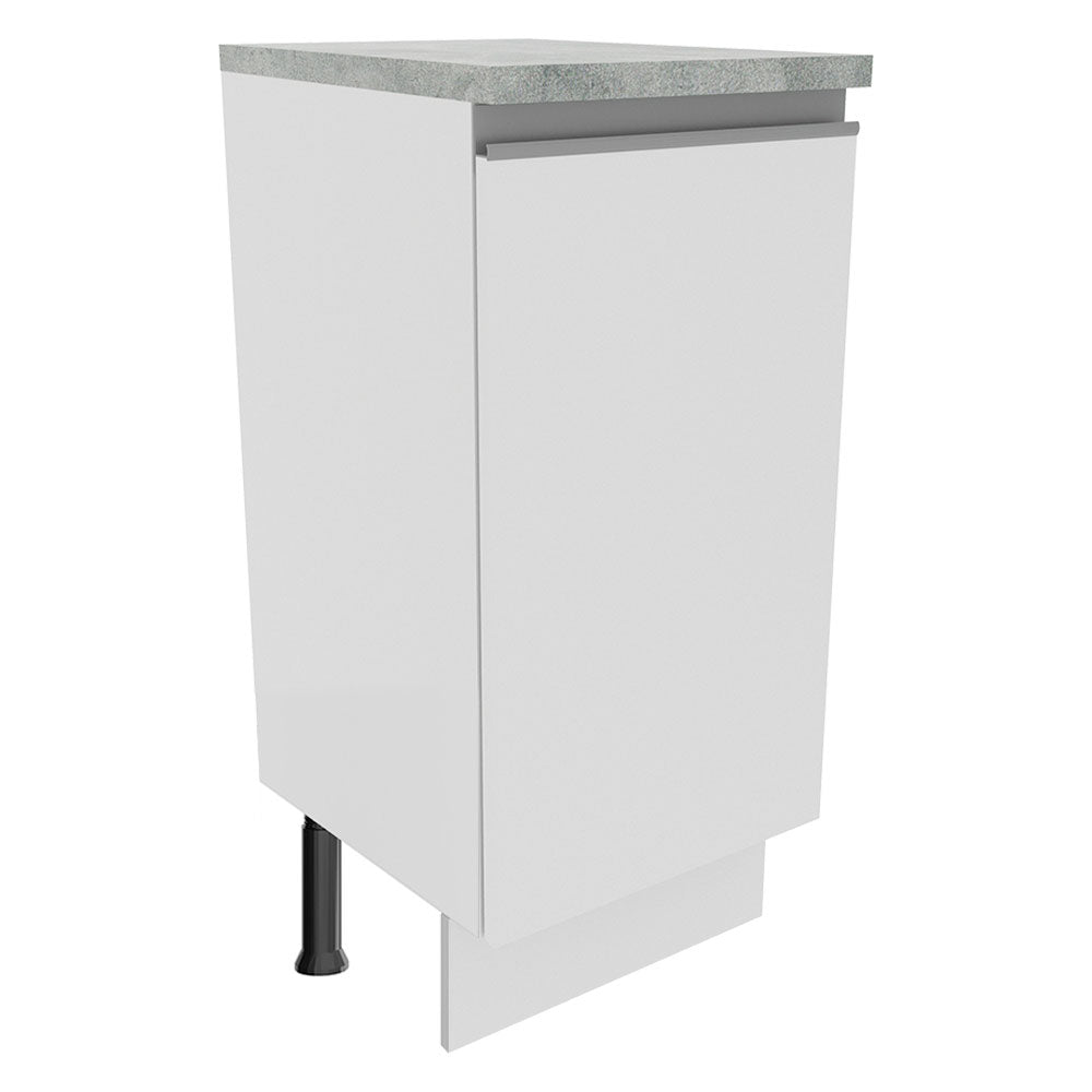 Balcão Madesa Glamy 35 x 60 cm 1 Porta (Com Tampo) Branco