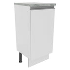 Balcão Madesa Glamy 35 x 60 cm 1 Porta (Com Tampo) Branco