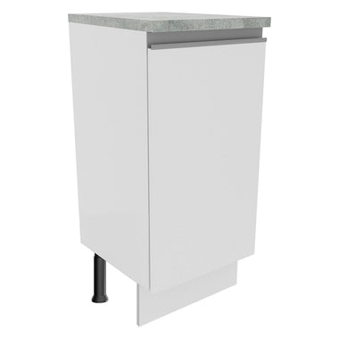 Balcão Madesa Glamy 35 x 60 cm 1 Porta (Com Tampo) Branco