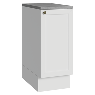 Balcão de Cozinha 35 x 60 cm 1 Porta (Com Tampo) Branco Vik Madesa