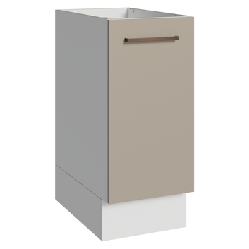 Balcão 35 x 60 cm 1 Porta (Sem Tampo) Branco/Crema Agata Madesa