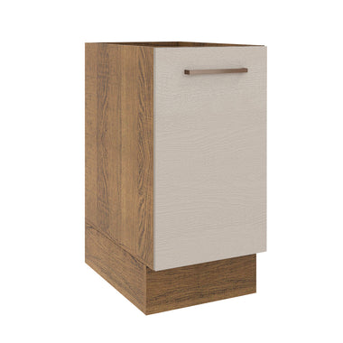 Balcão 35 x 60 cm 1 Porta (Sem Tampo) Rustic/Crema Agata Madesa