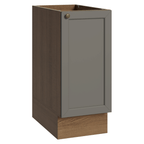 Balcão de Cozinha 35 x 60 cm 1 Porta (Sem Tampo) Rustic/Cinza Vik Madesa