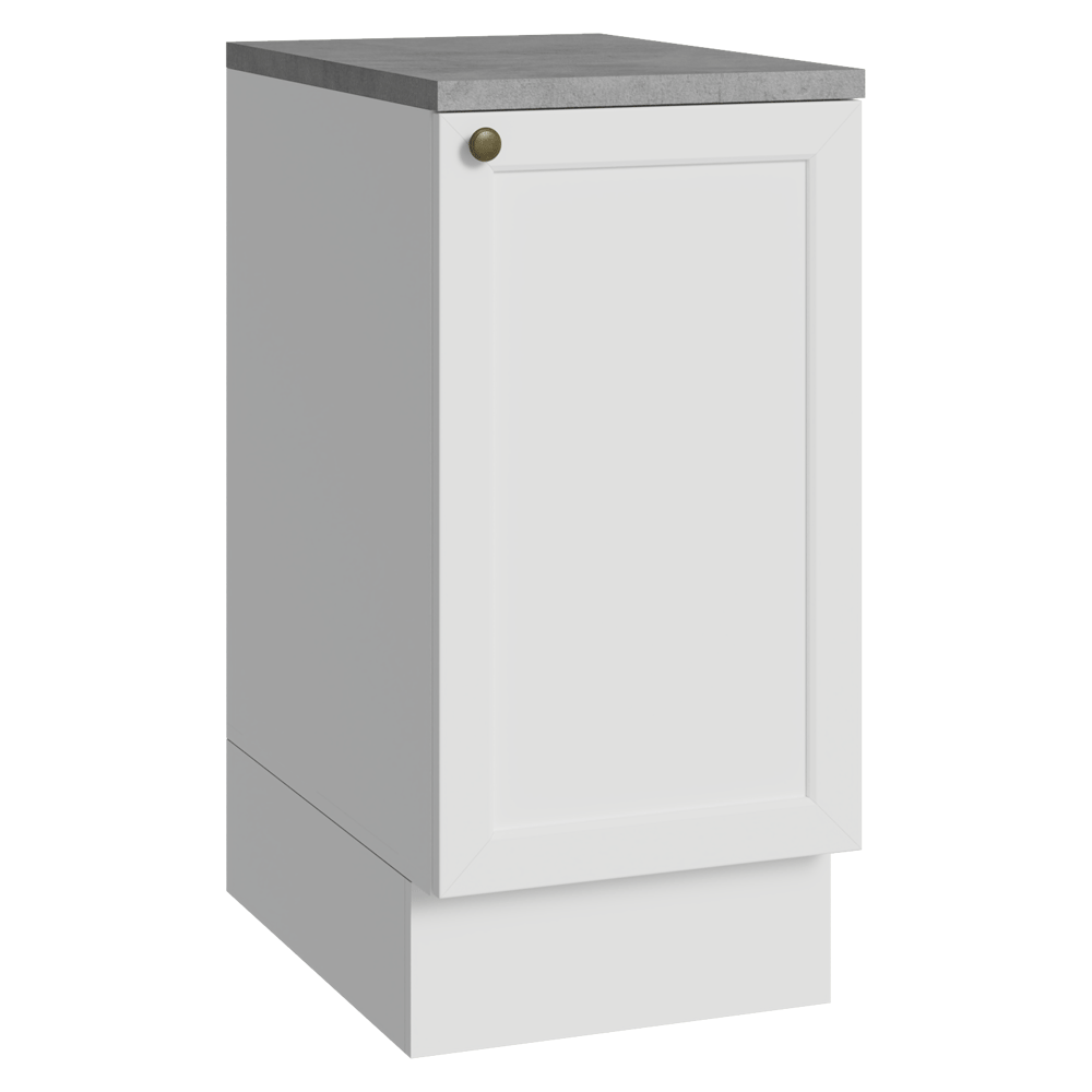 Balcão de Cozinha 40 x 60 cm 1 Porta (Com Tampo) Branco Vik Madesa