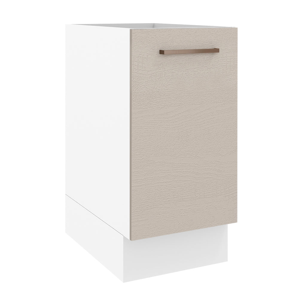 Balcão 40 x 60 cm 1 Porta (Sem Tampo) Branco/Crema Agata Madesa