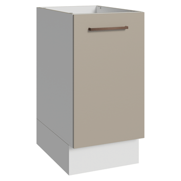 Balcão 40 x 60 cm 1 Porta (Sem Tampo) Branco/Crema Agata Madesa